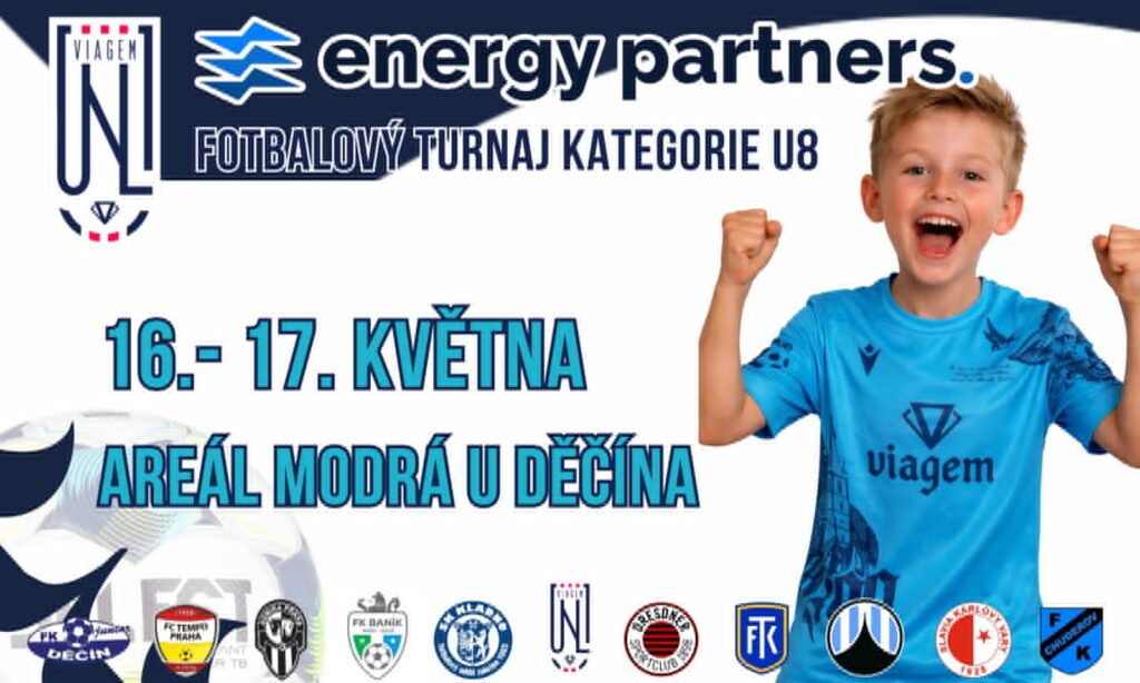 Skleněné poháry pro Energy Partners Cup 2026 připravené pro vítěze a nejlepšího brankáře turnaje U8